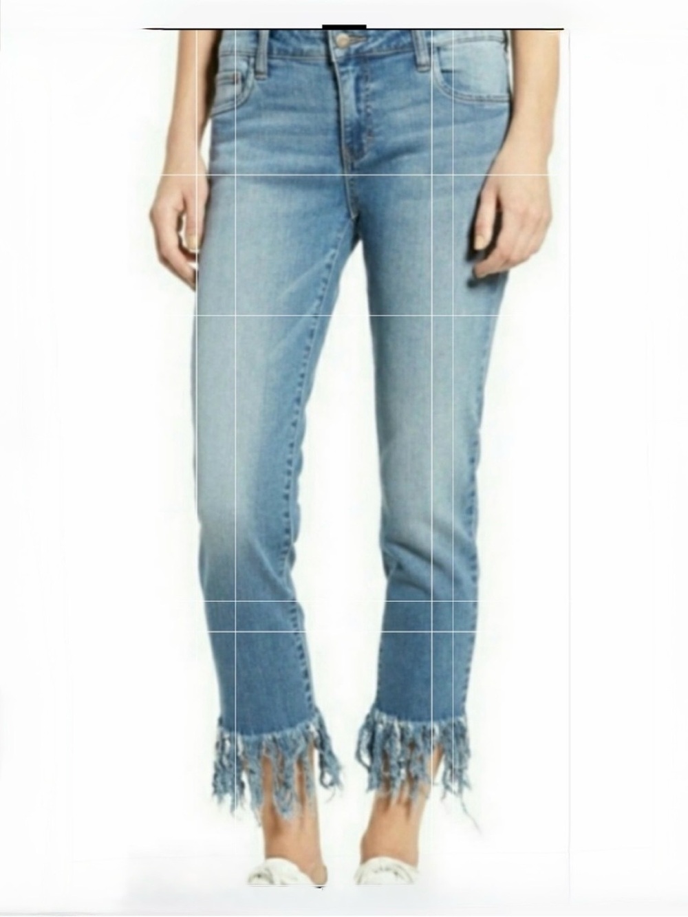 Sun & Shadow Frayed Fringe Jeans 27 waist Women’s Jeans